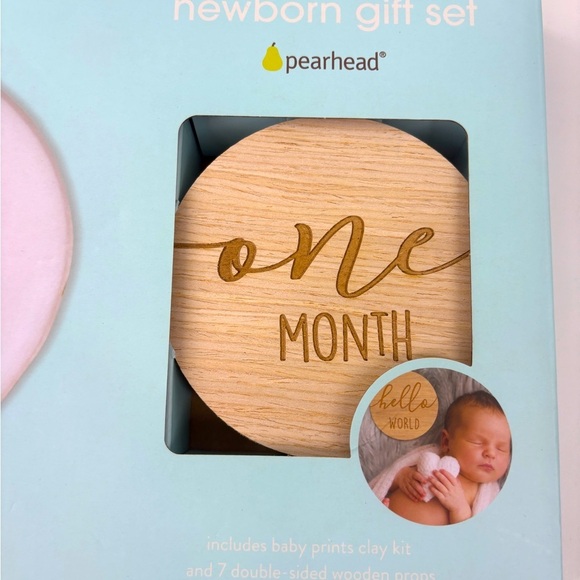 Pearhead Baby Keepsake Kit with Blue and Cream Accents - Picture 3 of 6